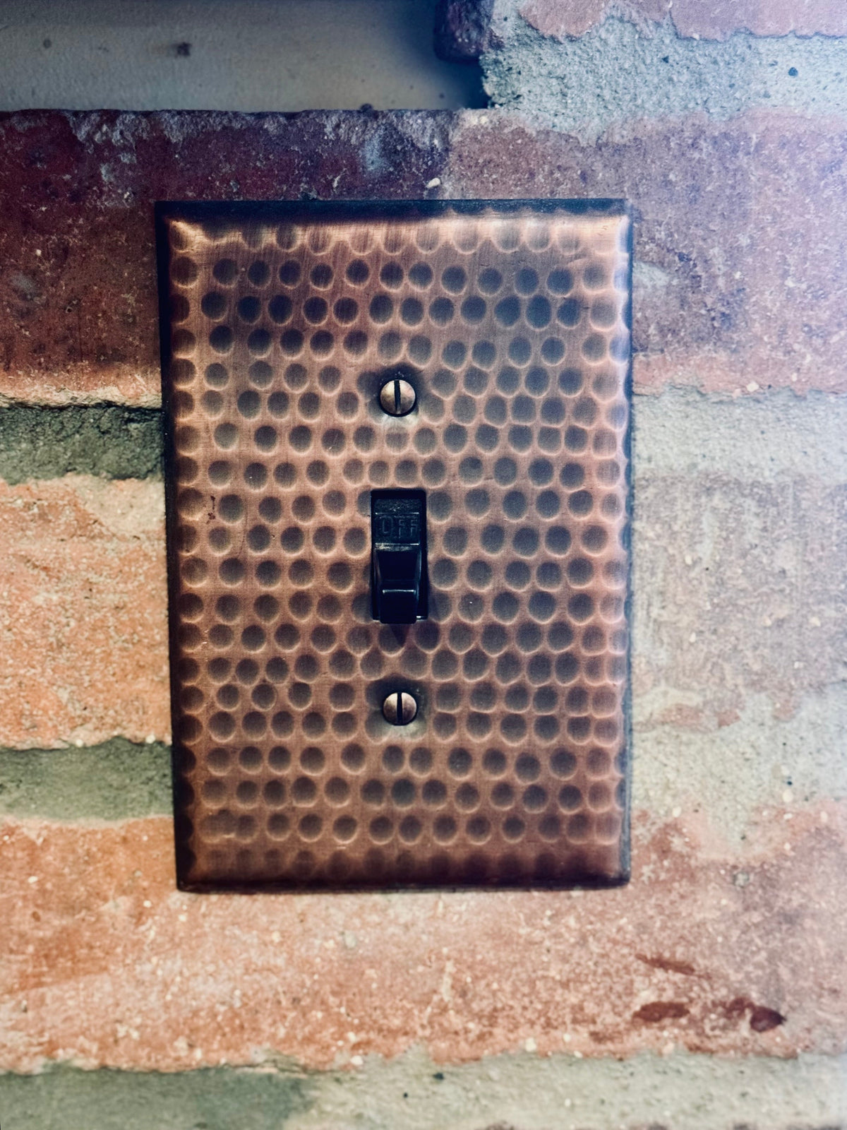 Small Details That Will Light Up Your Home: Hand Hammered Switch Plates and Cover Plates - Old West Iron