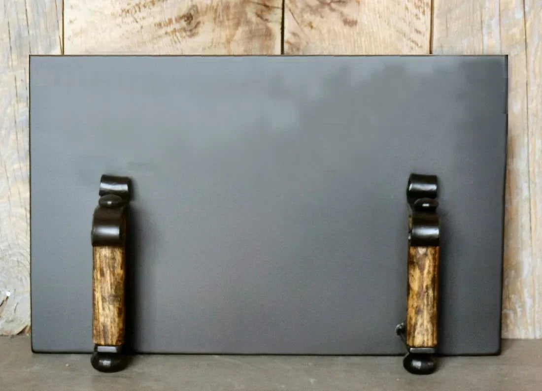 Shield Your Pizza Oven from Mother Nature with Old West Iron's Storm Doors - Old West Iron