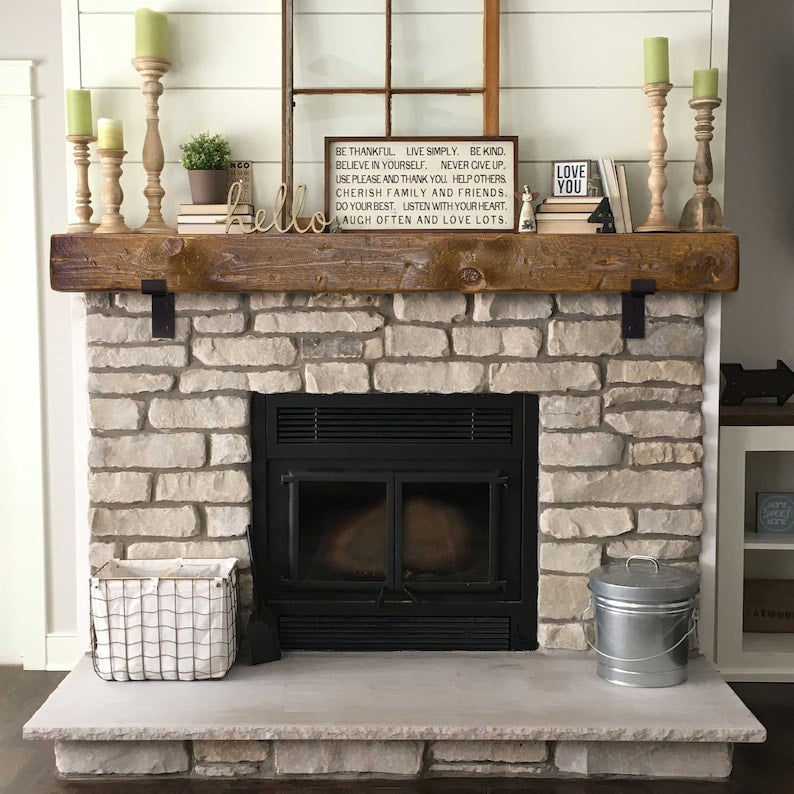 Mantel Straps vs. Corbels: Which Works Best for Fireplace Support? - Old West Iron