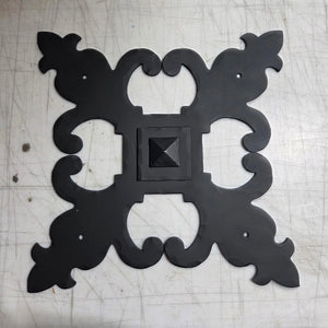 IN STOCK - Medieval Iron Rosette 17" x 17" Square/24" x 24" Diagonal