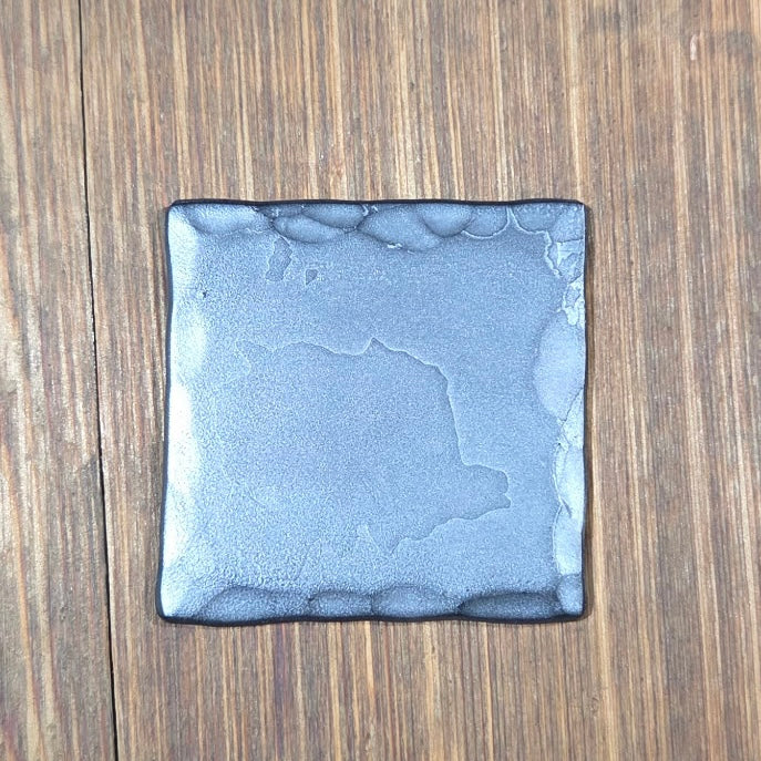 Finish Color Sample -  Aged Pewter, Hammered Edges