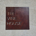 Custom Entry Sign - Square