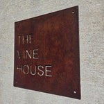 Custom Entry Sign - Square
