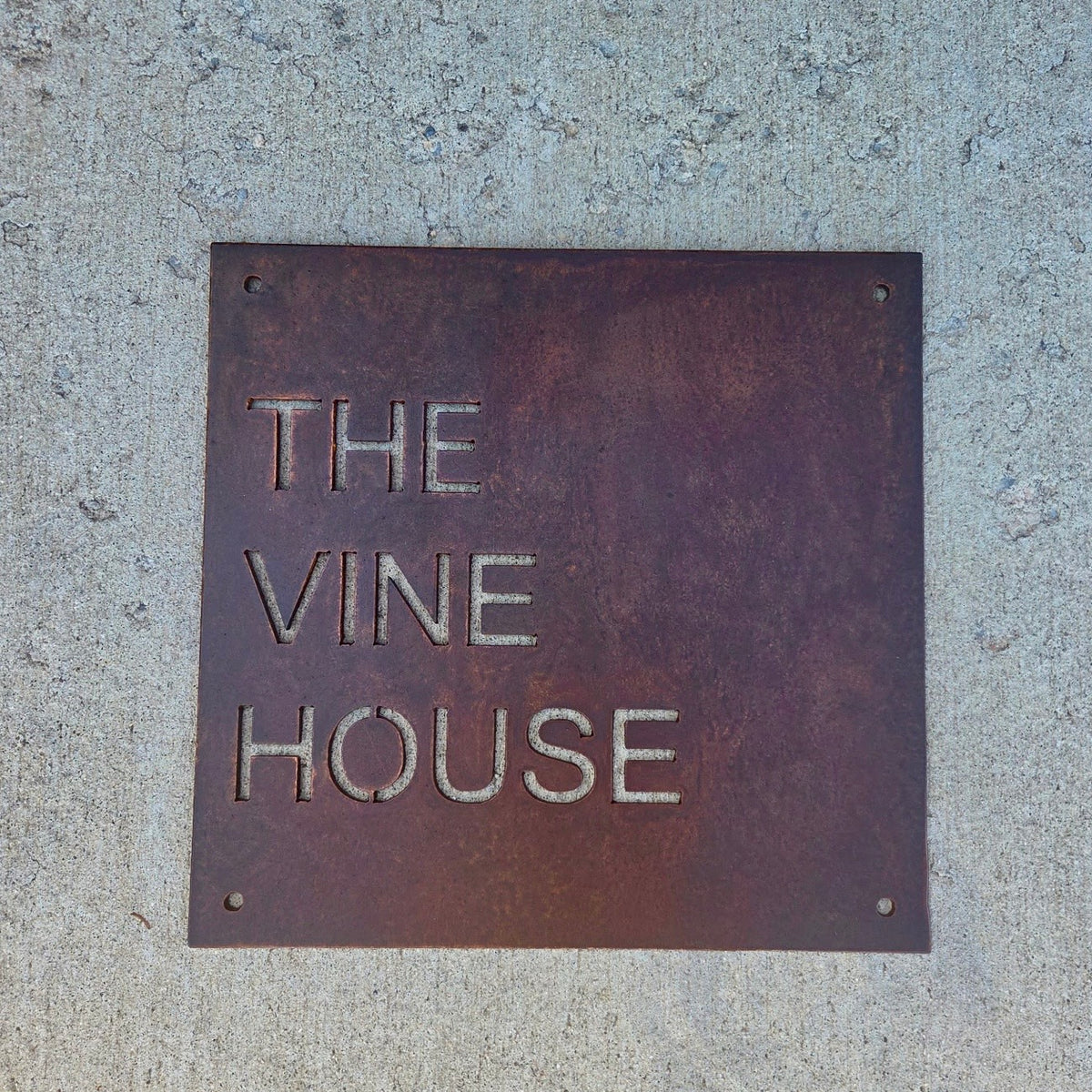 Custom Entry Sign - Square