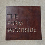 Custom Entry Sign - Square