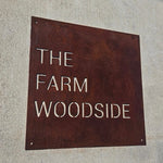 Custom Entry Sign - Square