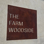 Custom Entry Sign - Square