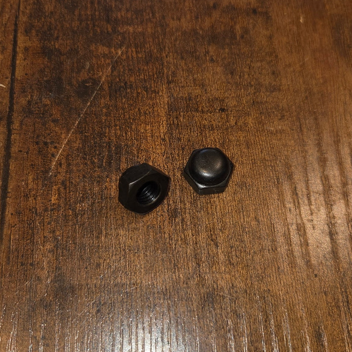1/2" Black Oxide Acorn Nut