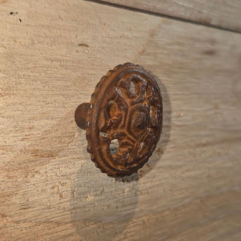 Early American Iron Cabinet Knob