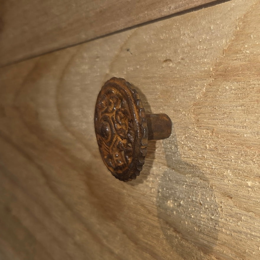 Early American Iron Cabinet Knob
