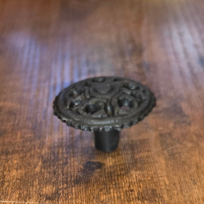 Early American Iron Cabinet Knob