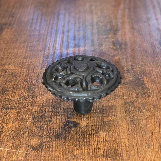 Early American Iron Cabinet Knob