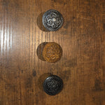 Bouton d'armoire rond en relief