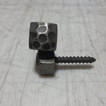 3/8" x 2" XL Hammered 1 1/16" Head Decorative Iron Screw - LIMITED RUN