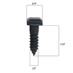 1/2" Dia. Smooth Square Head Lag