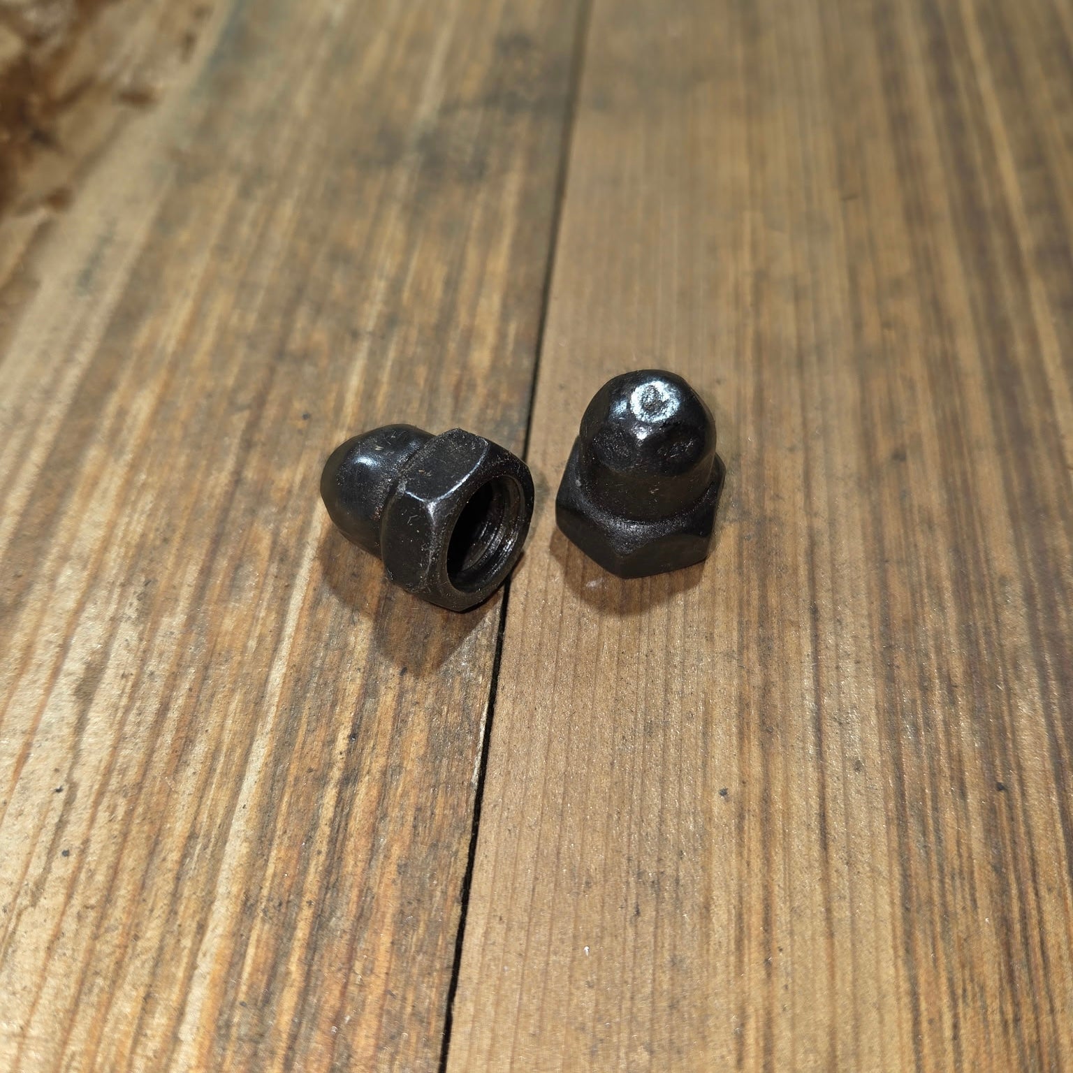 3/8" High Profile Hammered Acorn Nut