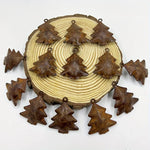20pcs Rusty Christmas Tree Bells - Old West Iron