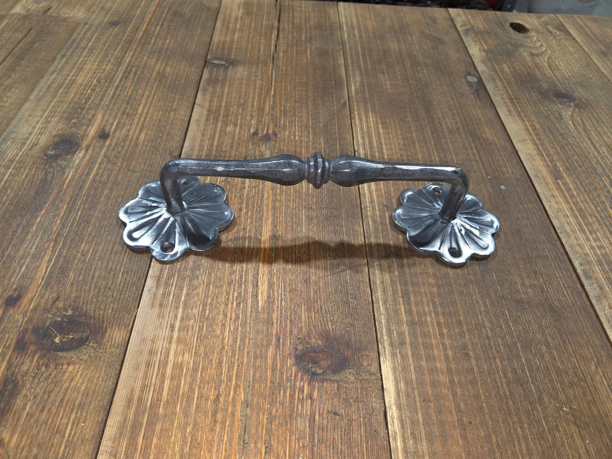 Art Nouveau Iron Door Pull - Old West Iron