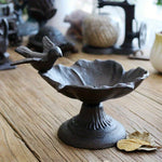 Vintage European Iron Bird Feeder - Old West Iron