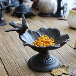 Vintage European Iron Bird Feeder - Old West Iron
