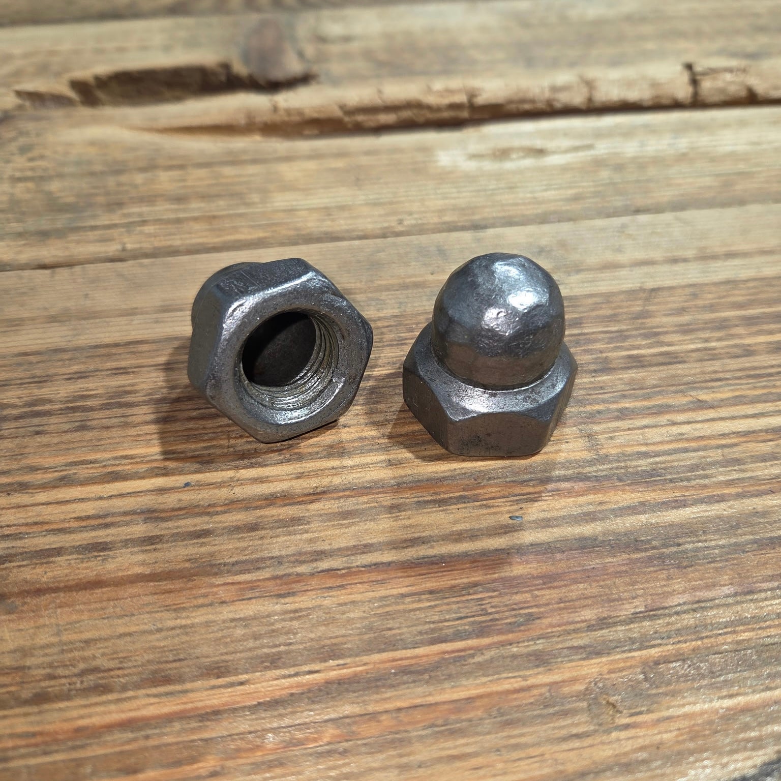 3/4" High Profile Hammered Acorn Nut