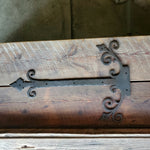 Old California Hacienda Wrought Iron Garage Door Dummy Hinge Strap - Old West Iron