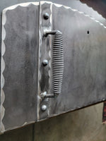 Mediterranean Arched Hinged Pizza Oven Door - Old West Iron