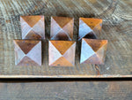 3/4" Square Hammered Pyramid Head Nails - Old West Iron