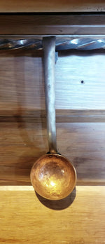 Copper Kitchen Utensil Set with Hooked Iron Handles - Old West Iron