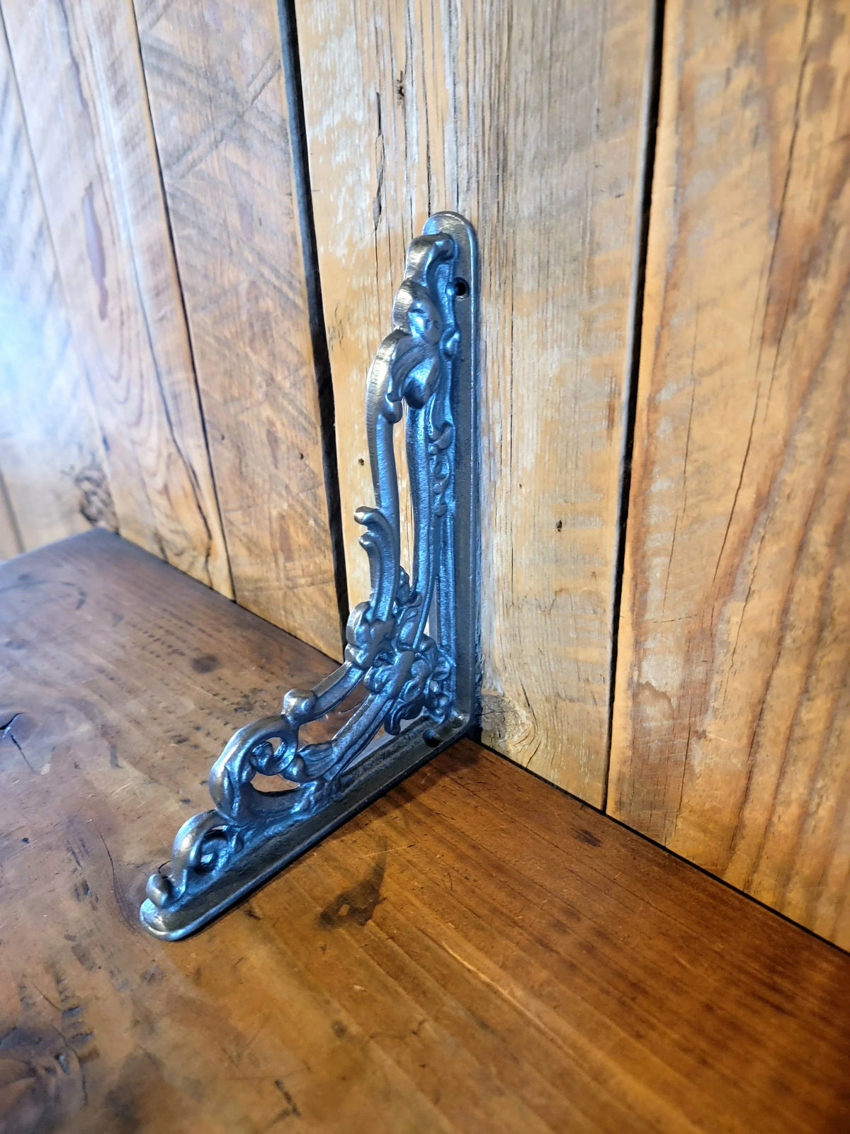 Romantic Iron Corbel / Iron Shelf Bracket - Old West Iron