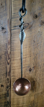 Copper Utensils with Leaf Handles - Choose Your Own Set of Three - Old West Iron