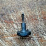 Round Hammered Modern Cabinet Knob - Old West Iron