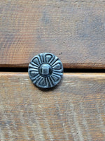 2 1/8" Round Embossed Iron Nail - Old West Iron