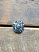 2 1/8" Round Embossed Iron Nail - Old West Iron