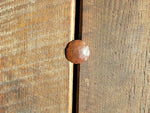 1 1/2" Round Hammered Edge Clavo / Decorative Nail Head - Old West Iron