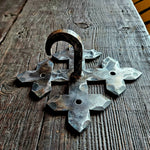 Medieval Reconquista Square Hook Anchor Plate - Old West Iron