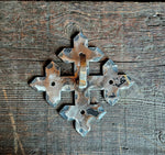 Medieval Reconquista Square Hook Anchor Plate - Old West Iron