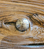 7/8" Hammered Round Pyramid Head x 2" Spike - Old West Iron