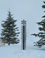 Snow Flake Snow Gauge - Old West Iron