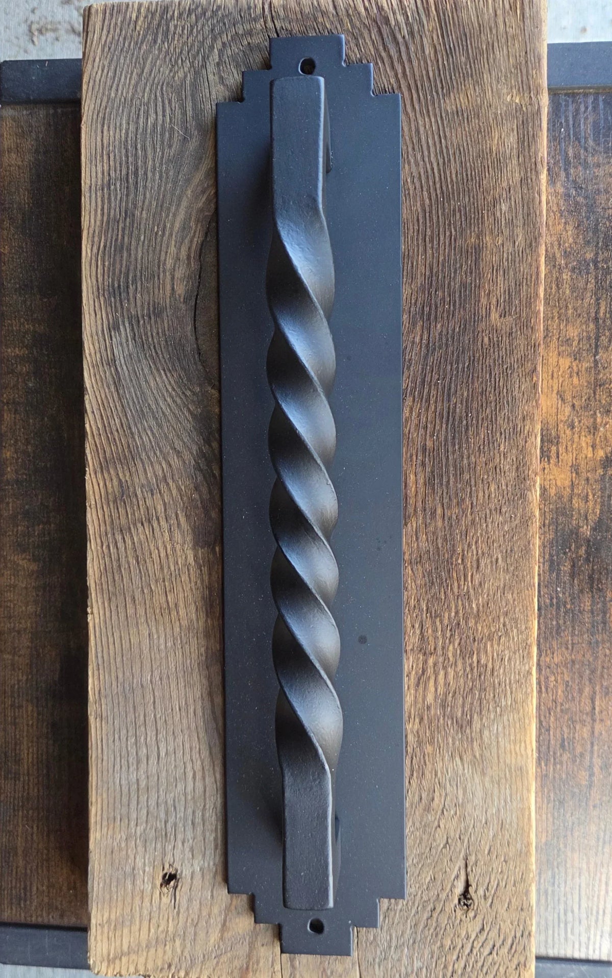 Santa Fe Iron Door Pull - Old West Iron