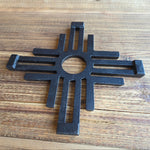 Santa Fe Cast Iron Trivet - Old West Iron