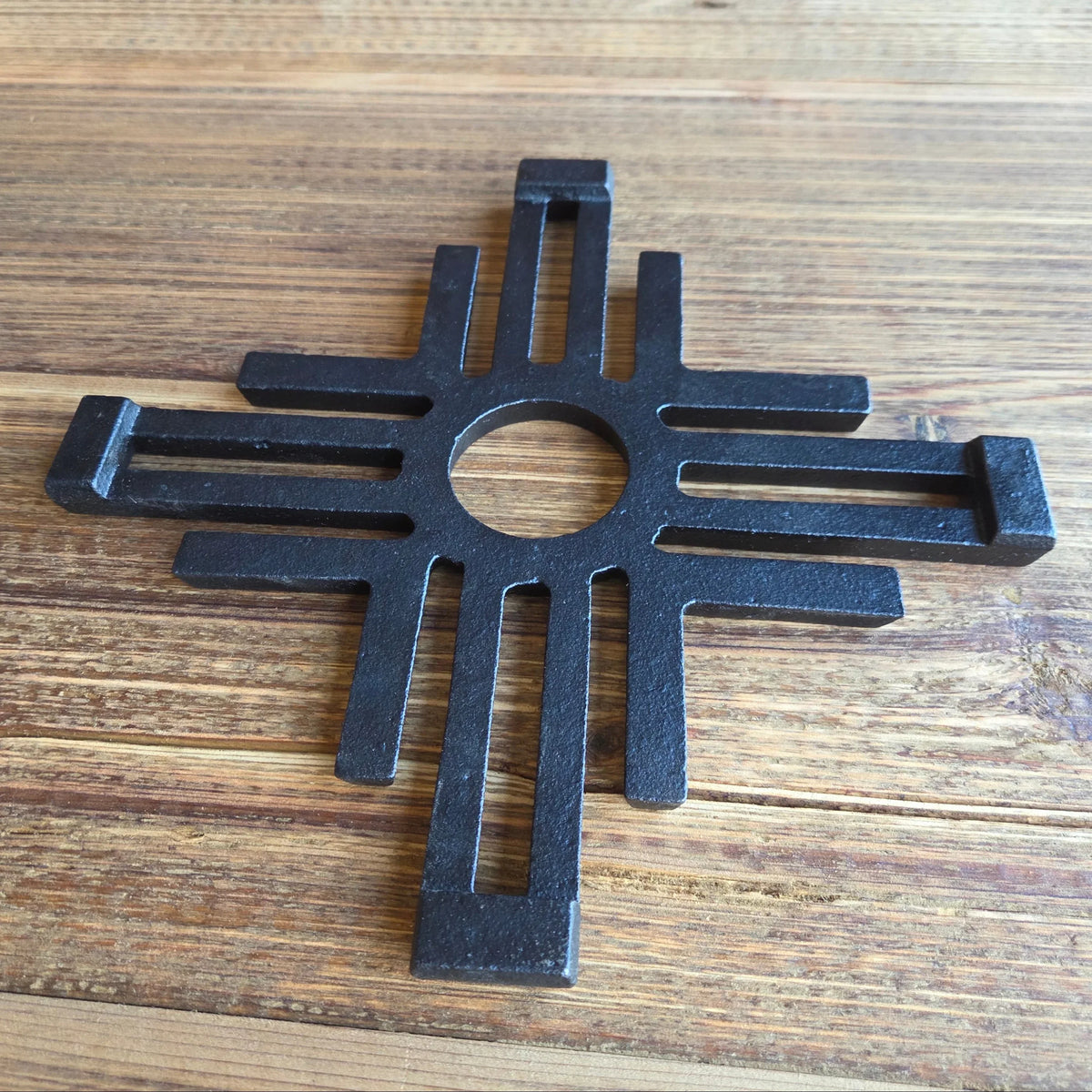Santa Fe Cast Iron Trivet - Old West Iron
