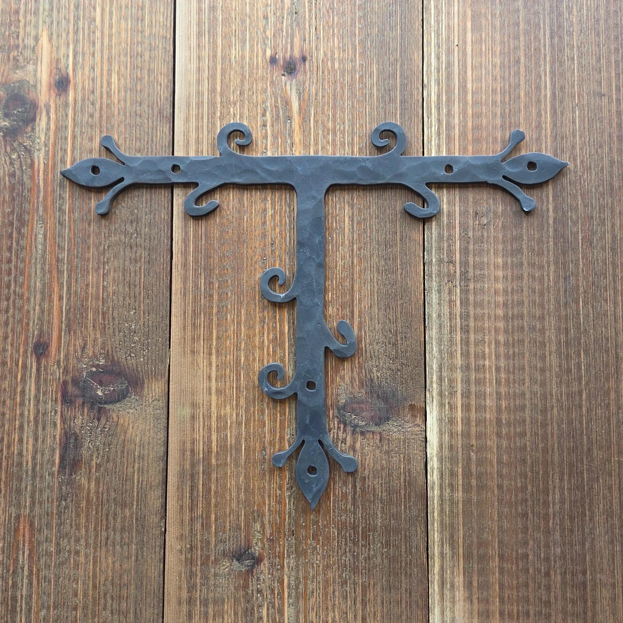 In Stock Old English Castle Iron T Face Plate - Old West Iron