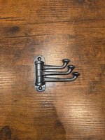 Hand Forged Iron Swivel Hook — 3-Arm or 5-Arm Wall Mount Coat & Towel Hook