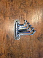 Hand Forged Iron Swivel Hook — 3-Arm or 5-Arm Wall Mount Coat & Towel Hook