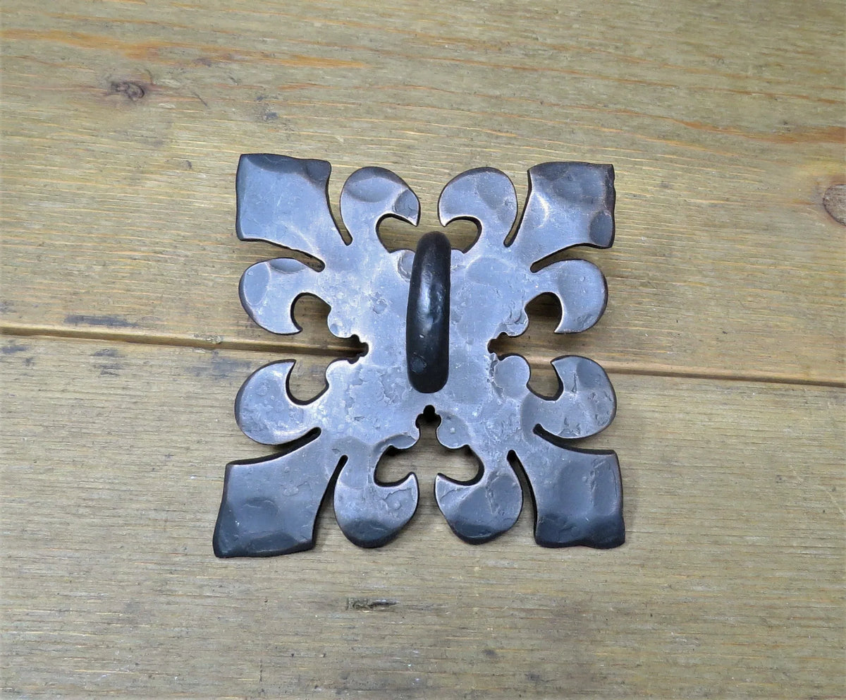 Dunmow Crest D Ring Anchor Plate - Old West Iron