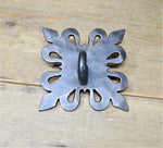 Spanish Mission D Ring Anchor Plate - Old West Iron