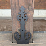 Renaissance Iron Faux Post base - Straps Only, No Base  | Not Structural