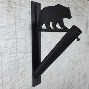 California Bear Iron Flag Bracket