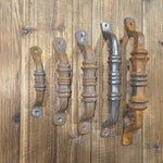 Tudor Revival Iron Cabinet Handle - Old West Iron